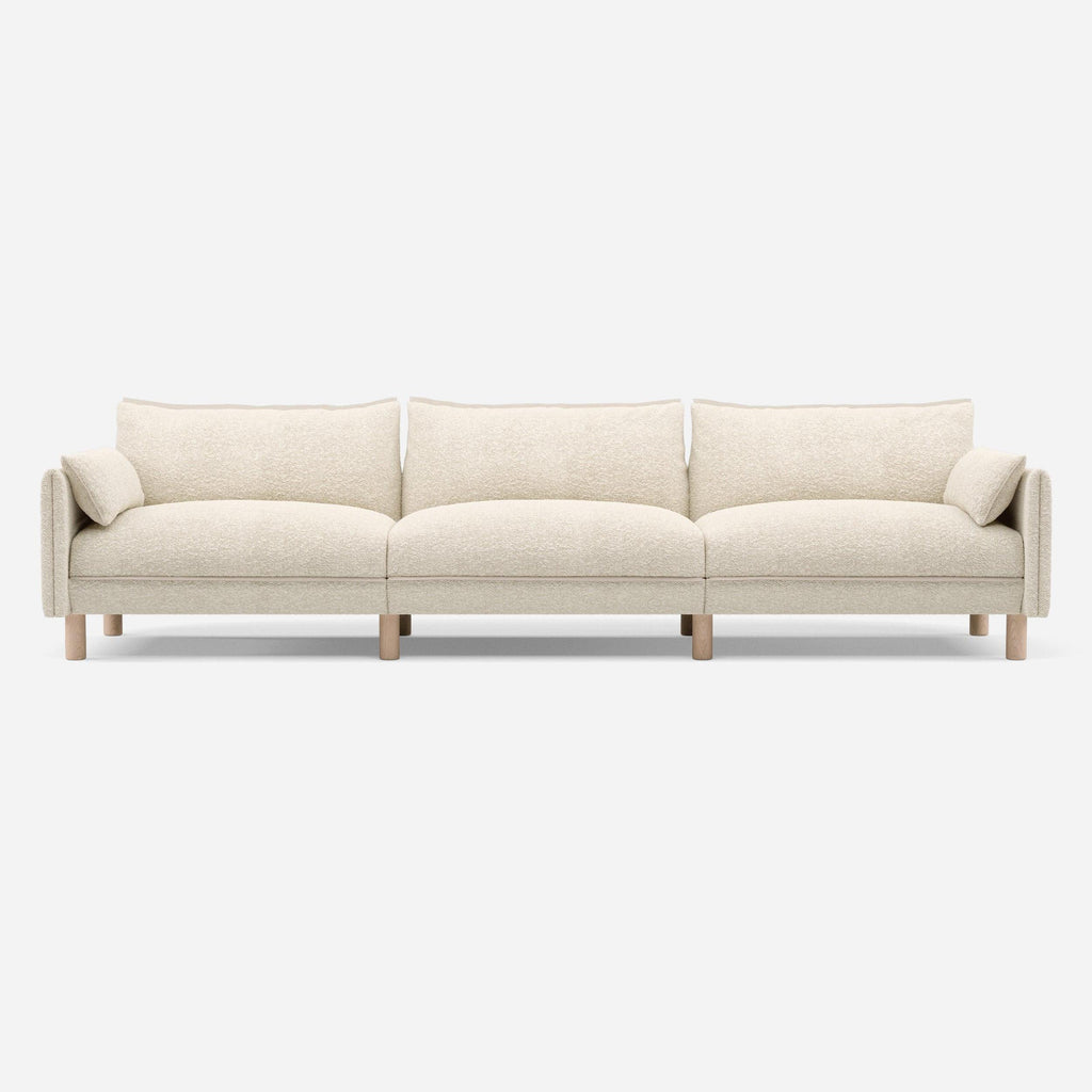 Cozy 5 Seater Sofa Ecru Boucle Trim