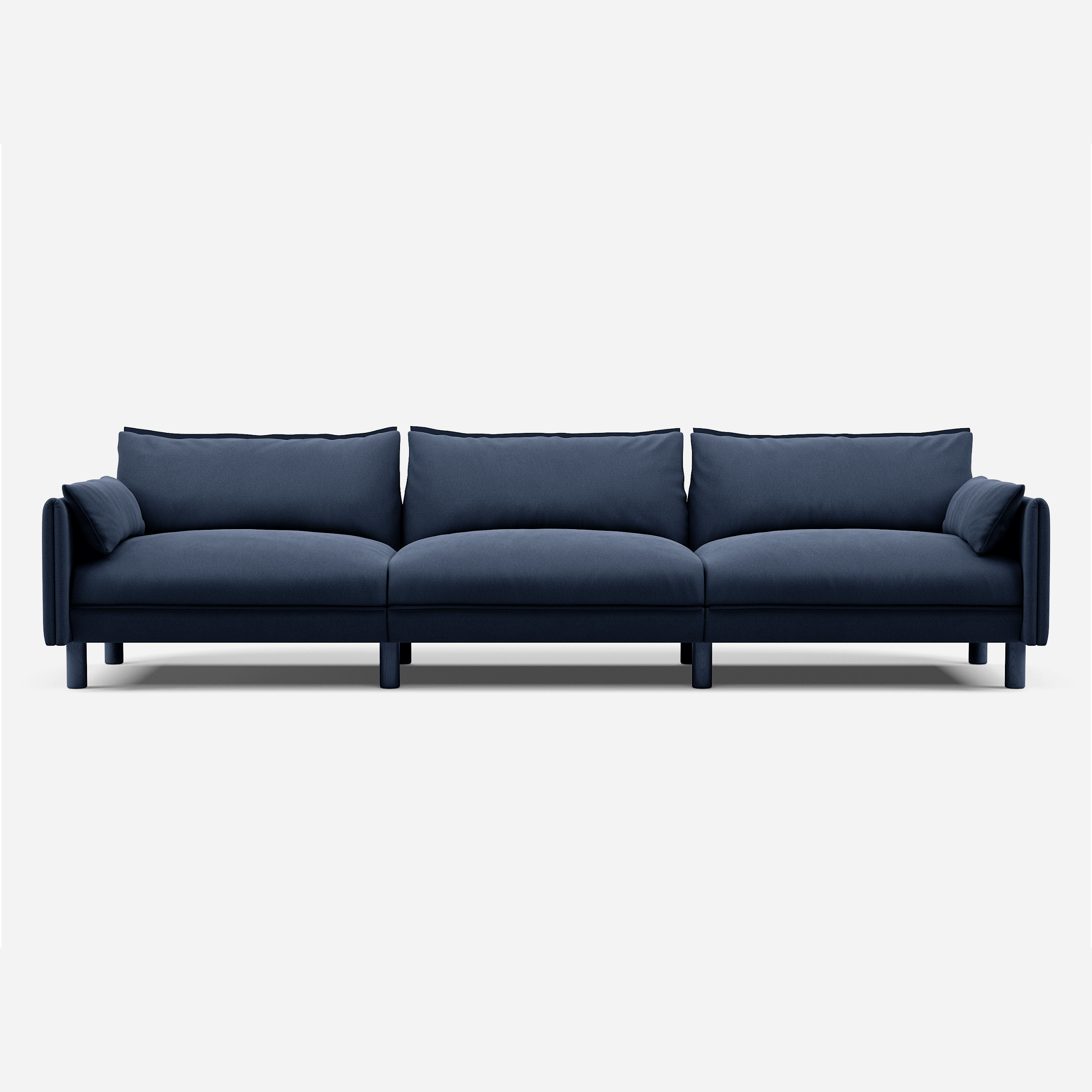 5 Seater Sofa | Cotton Navy  - Cozmo @ Navy Cotton Jacket | Dark Blue Trim