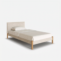 Ecru Boucle Frame, Ecru Boucle Headboard