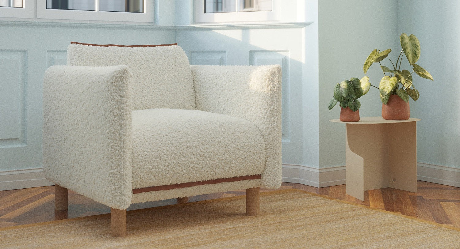 Cozmo Cozy Armchair | Cream Fleece