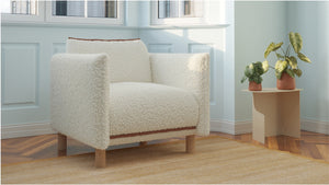 @ Cream Fleece | Brick Trim