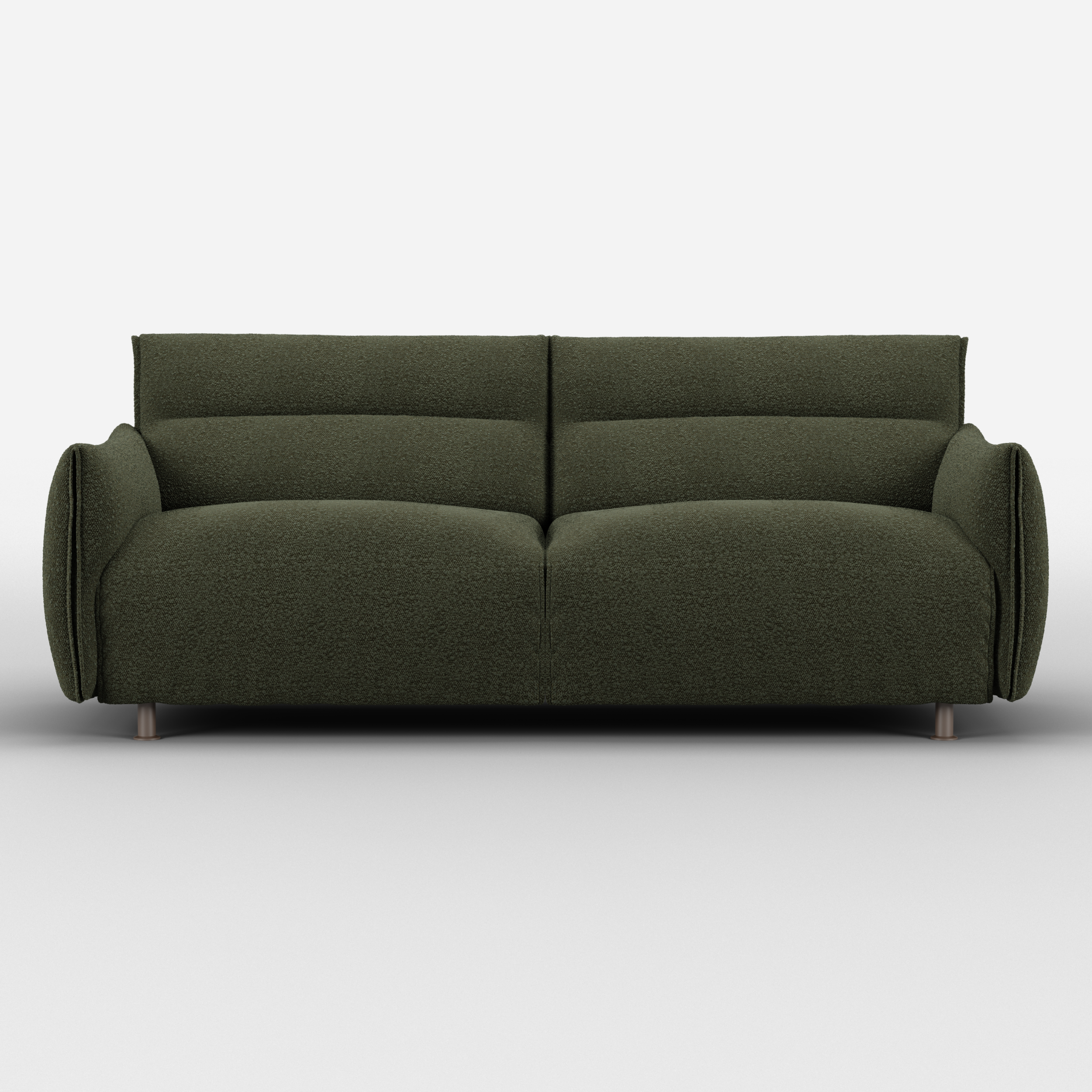 Hug 3 Seater Sofa (regular) | Green Boucle II