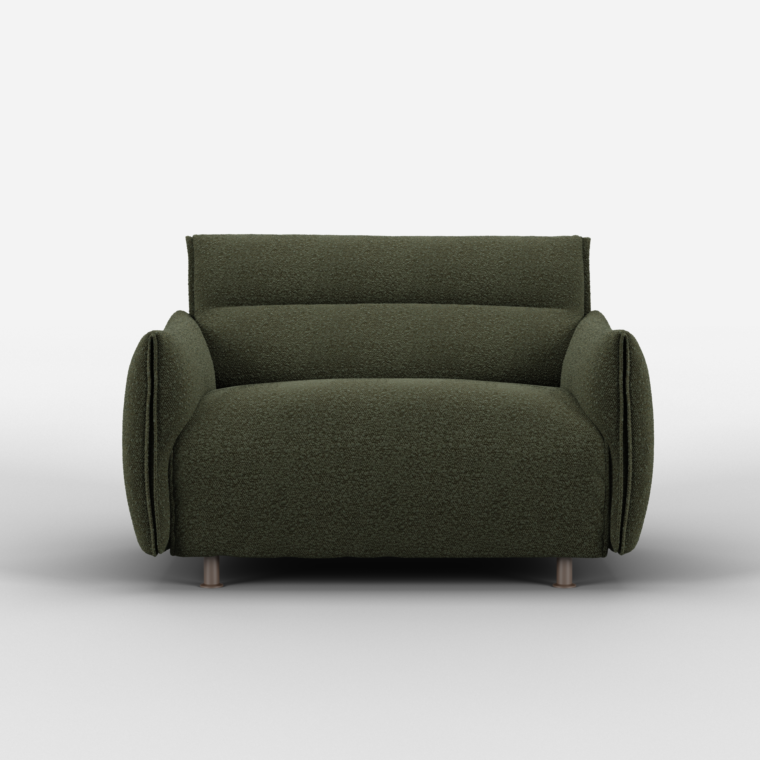 Hug 1.5 Seater Sofa (wide) | Green Boucle II
