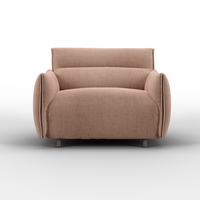 Hug Armchair (regular) | Mocha Chenille Weave