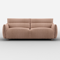 Hug 3 Seater Sofa (regular) | Mocha Chenille Weave