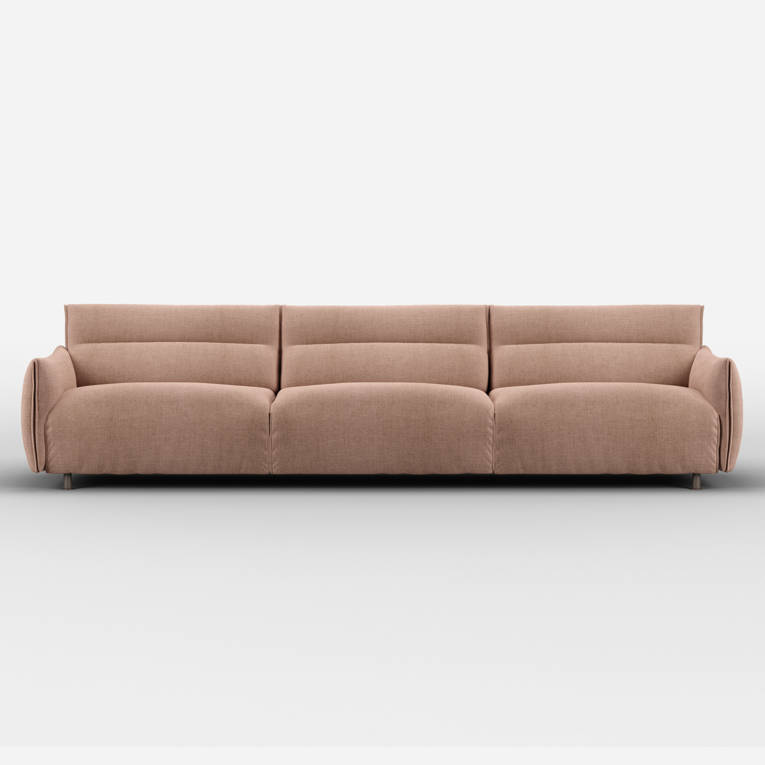 Hug 3 Seater Sofa (wide) | Mocha Chenille Weave