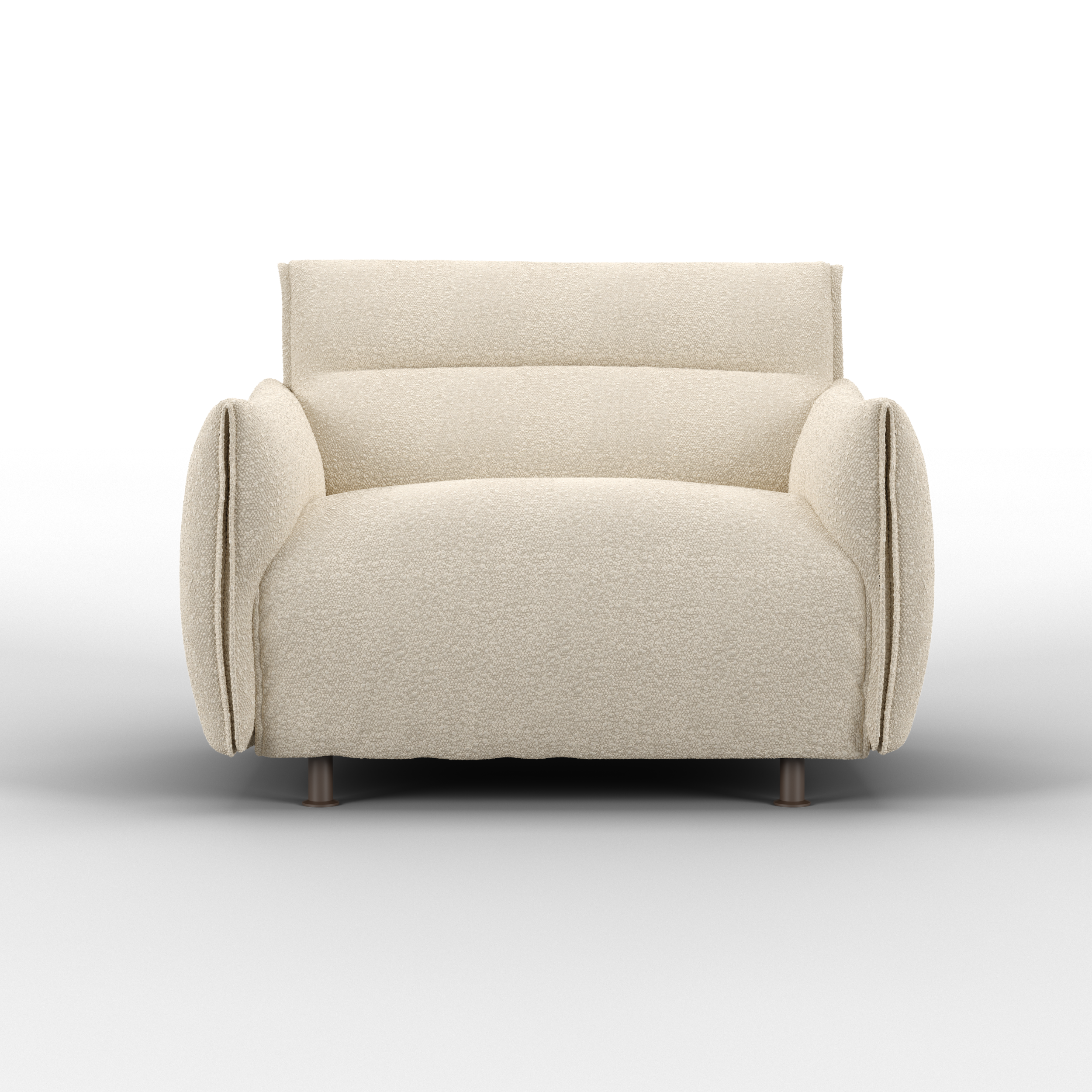 Hug Armchair (regular) | Ecru Boucle