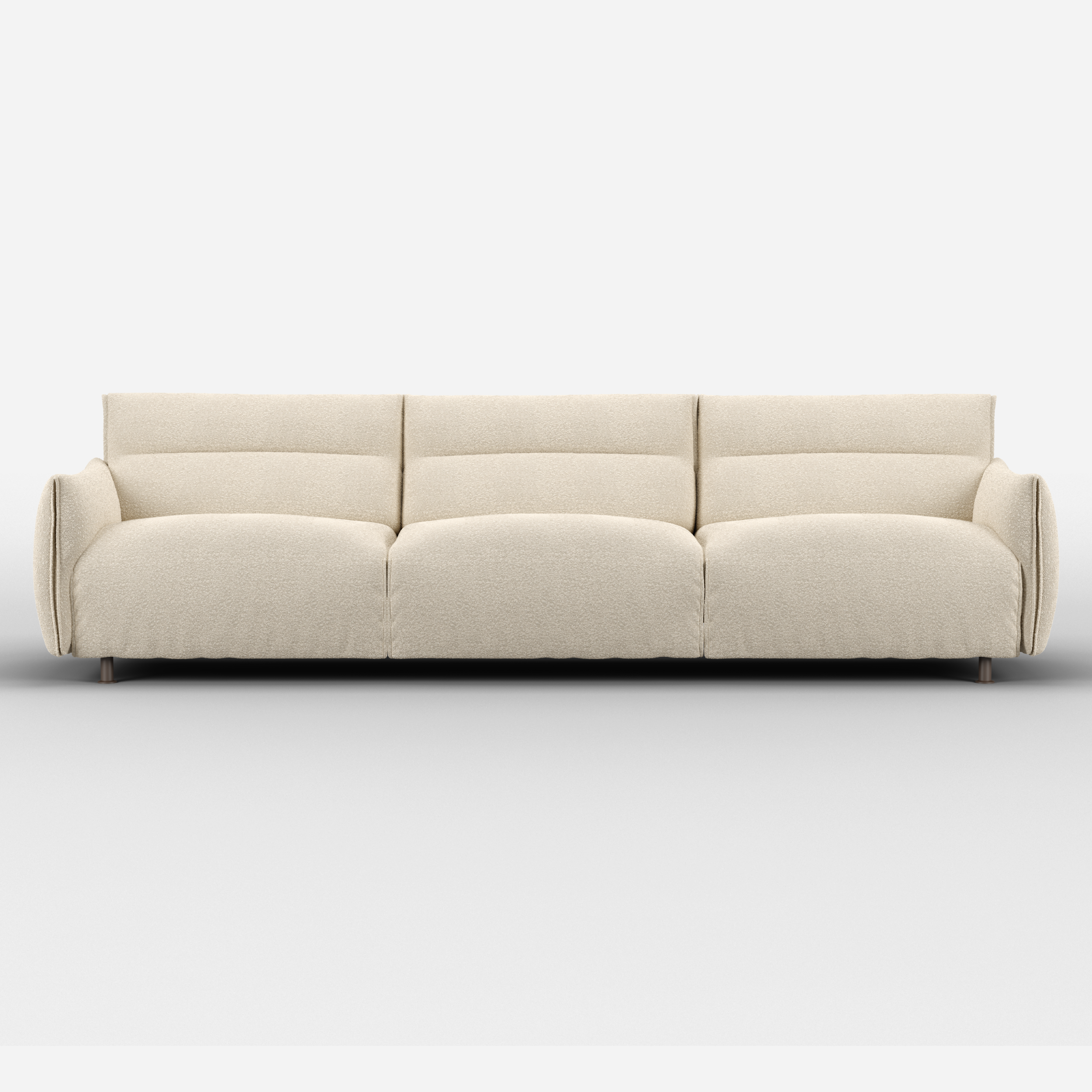 Hug 5 Seater Sofa (regular) | Ecru Boucle
