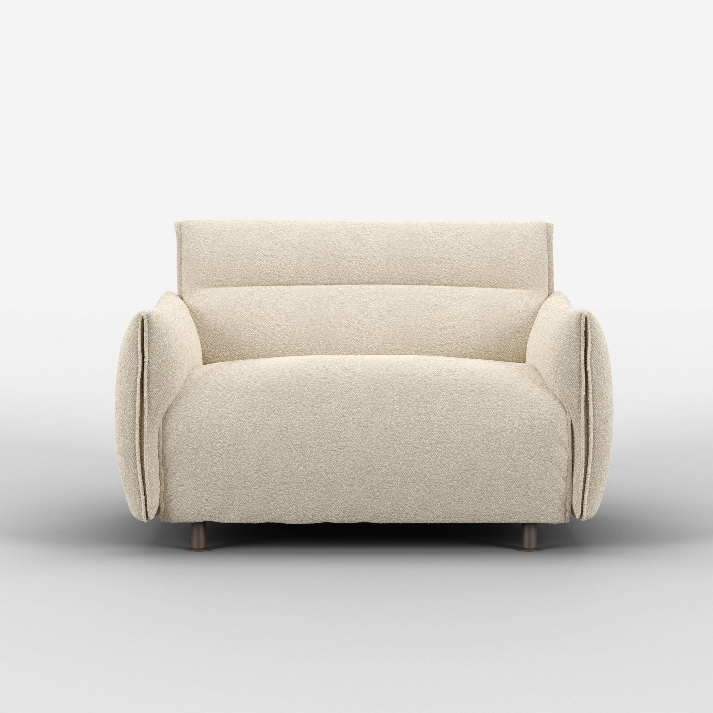 Hug 1.5 Seater Sofa (wide) | Ecru Boucle