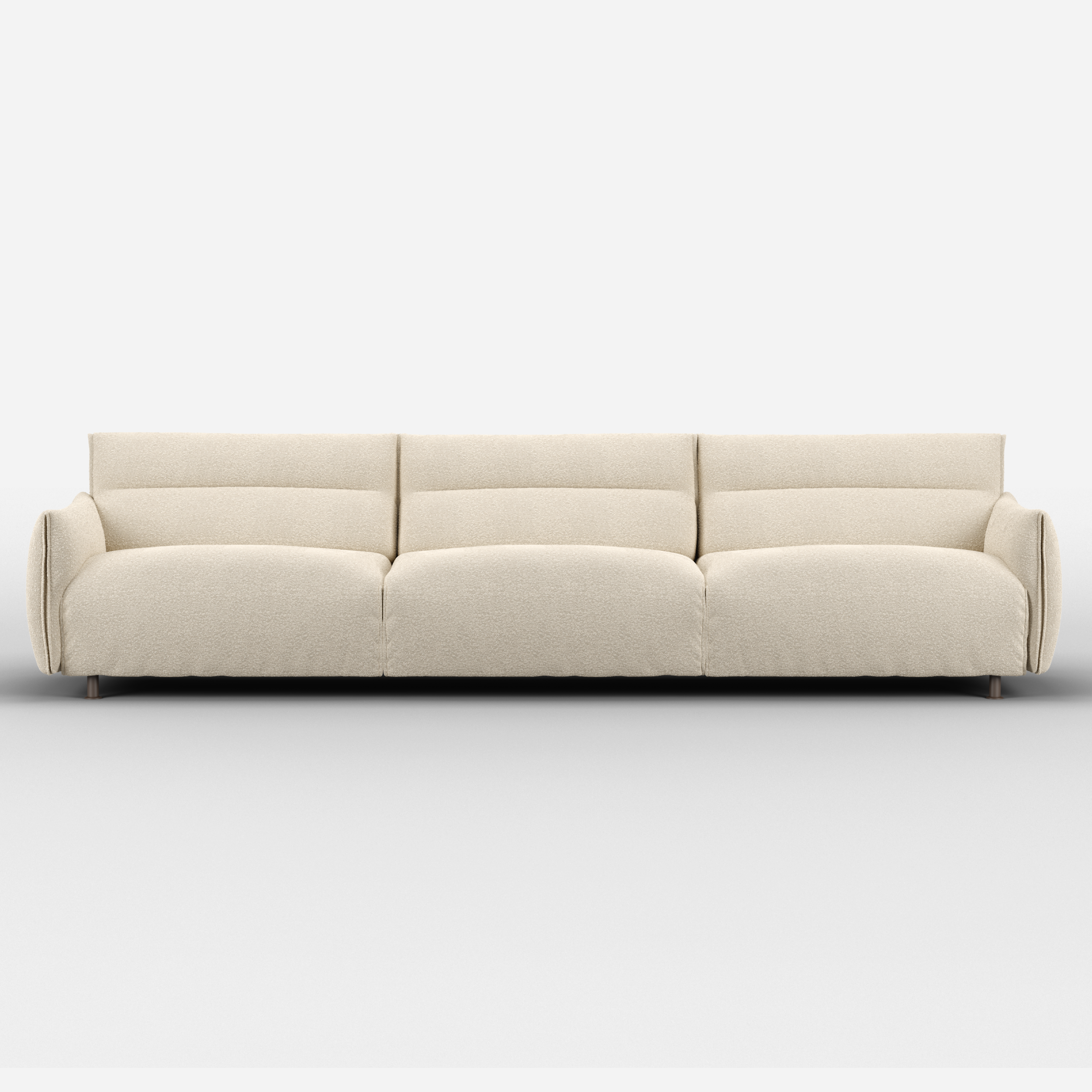 Hug 5 Seater Sofa (wide) | Ecru Boucle