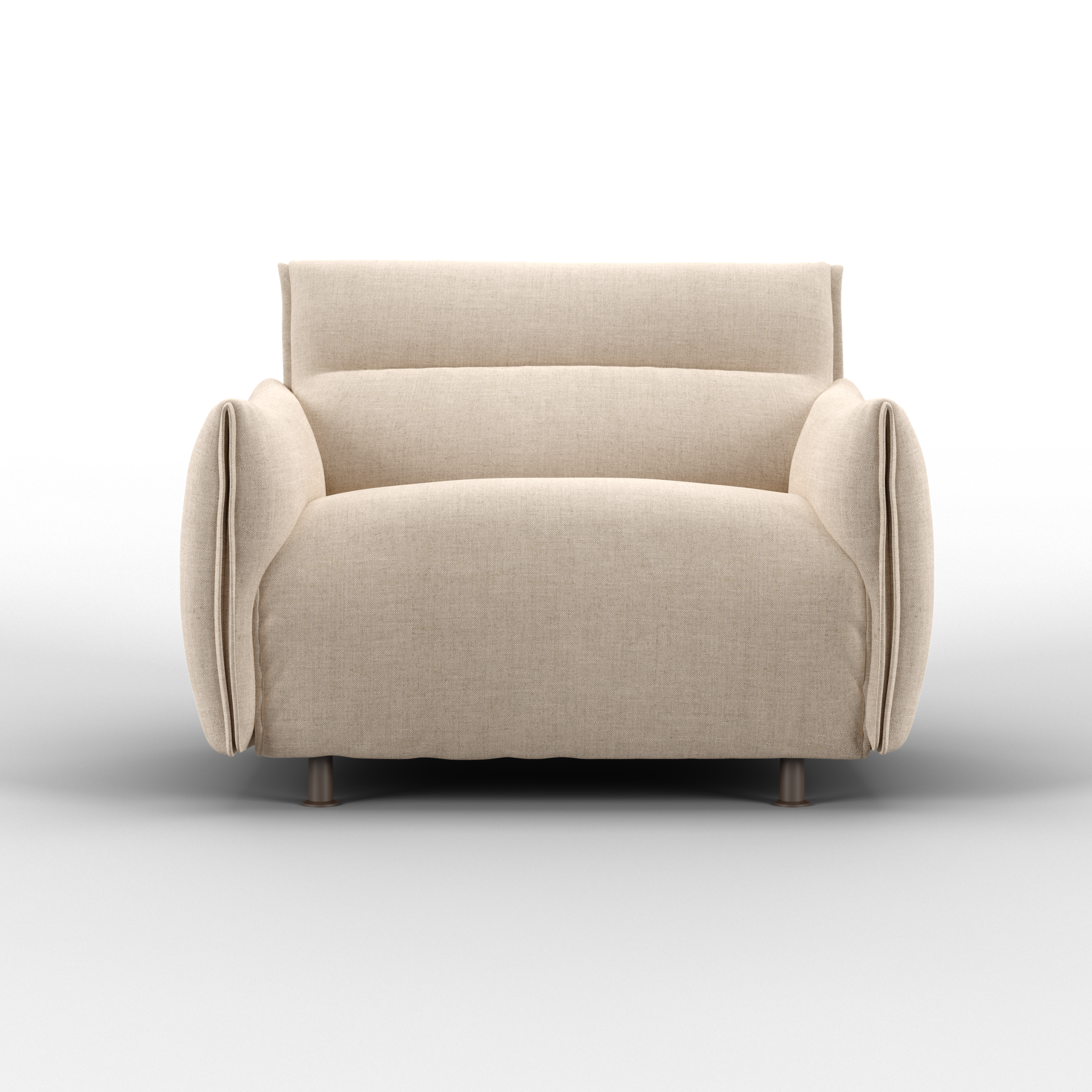 Hug Armchair (regular) | Cream Textured Weave