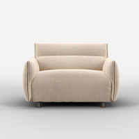 Hug 1.5 Seater Sofa (wide) | Cream Textured Weave