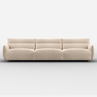 Hug 5 Seater Sofa (wide) | Cream Textured Weave
