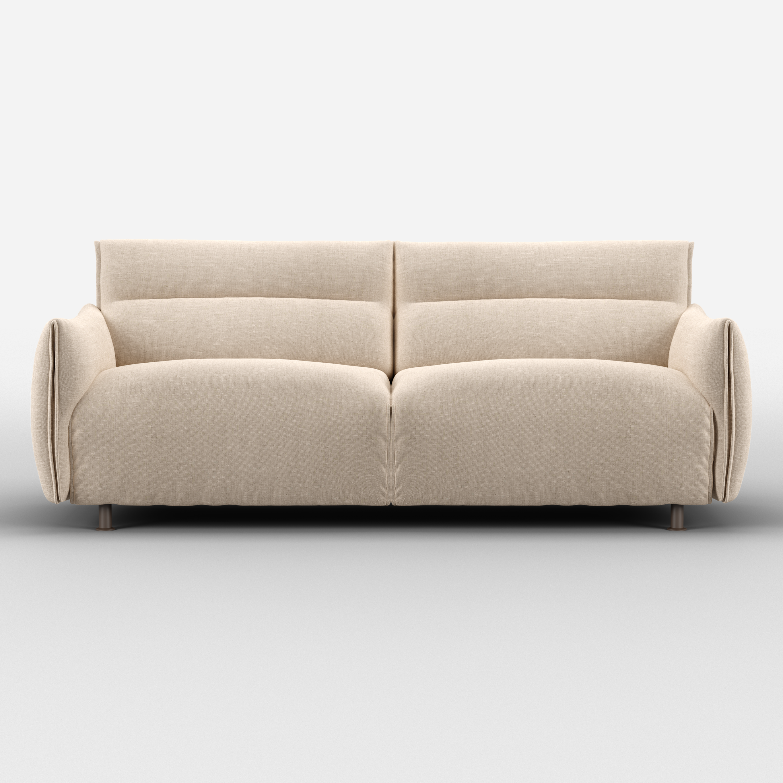 Hug 3 Seater Sofa (regular) | Cream Textured Weave