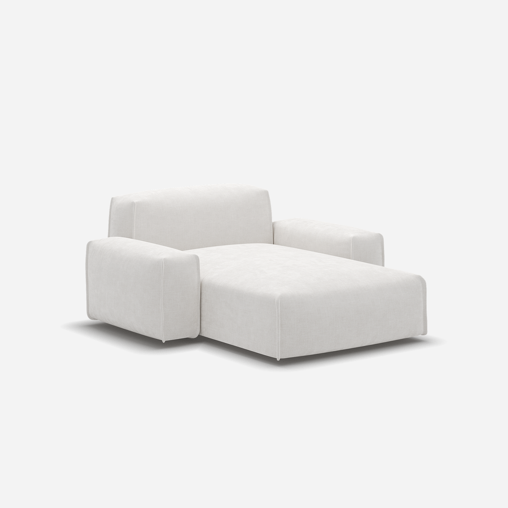 Float 1.5 Seater Chaise Sofa Cotton Trim