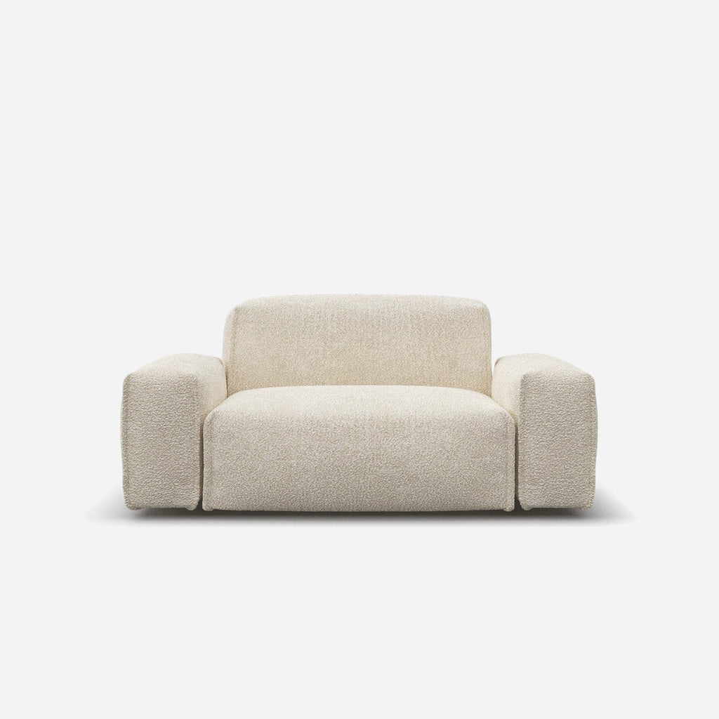 Float 1.5 Seater Sofa Ecru Boucle Trim