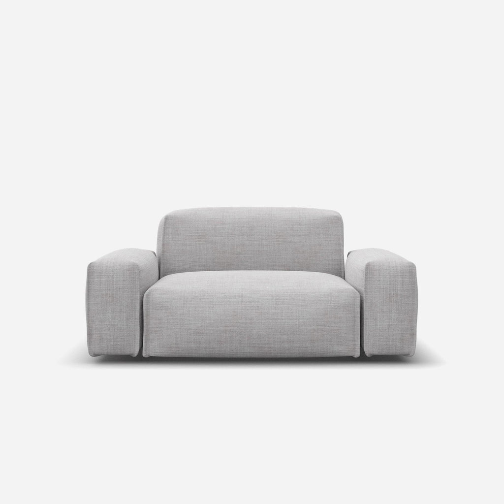 Float 1.5 Seater Sofa Ecru Weave Trim