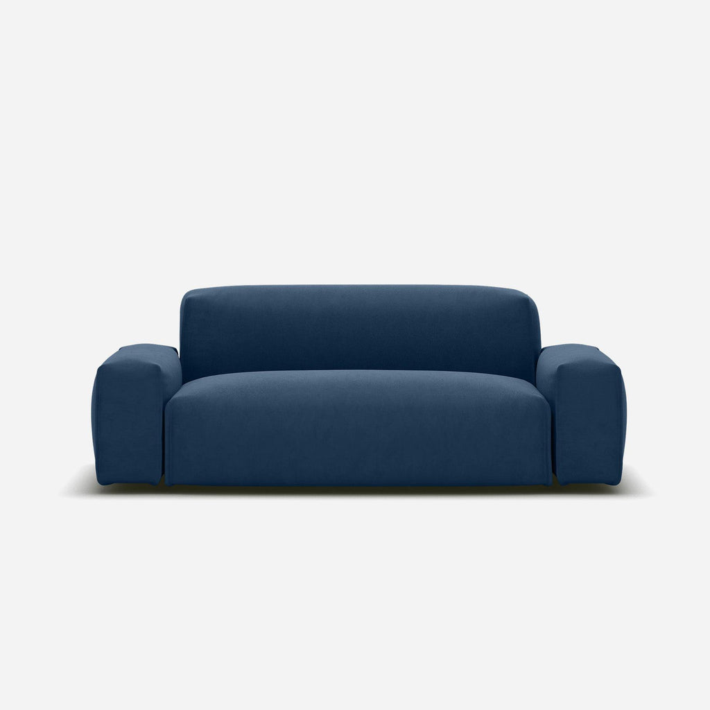 Float 2 Seater Sofa Midnight Velvet Trim