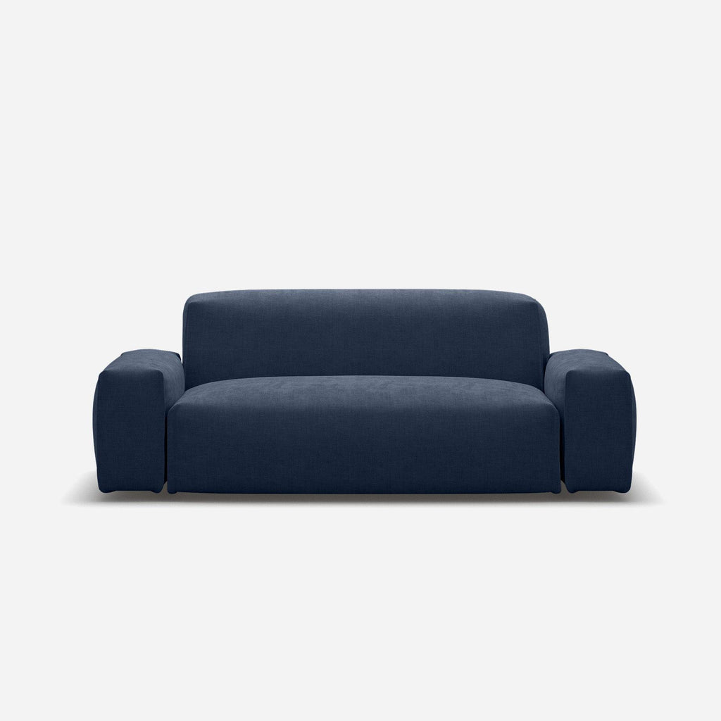 Float 2 Seater Sofa Cotton Blue Trim