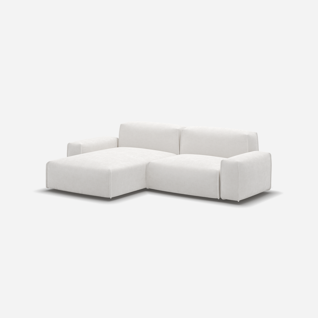 Float 3 Seater LH Chaise Sofa Cotton Trim