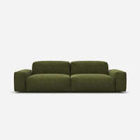 @ Dark Green Velvet | Natural Trim