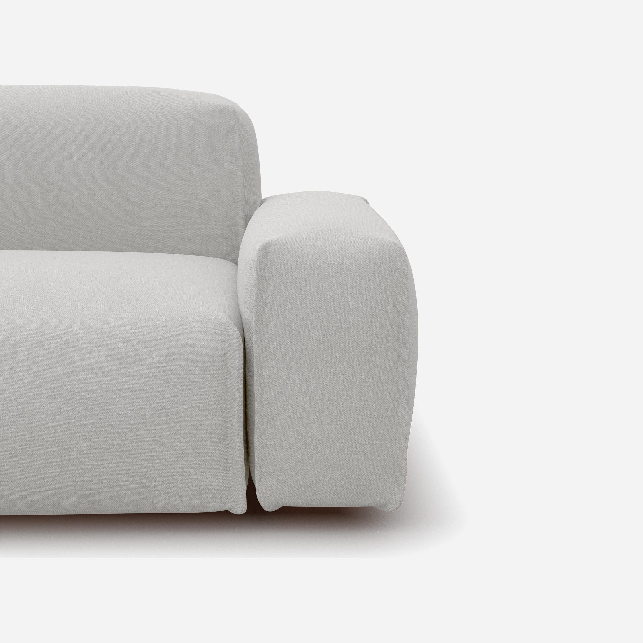 Float 4 Seater RH Chaise Sofa | Natural Cotton