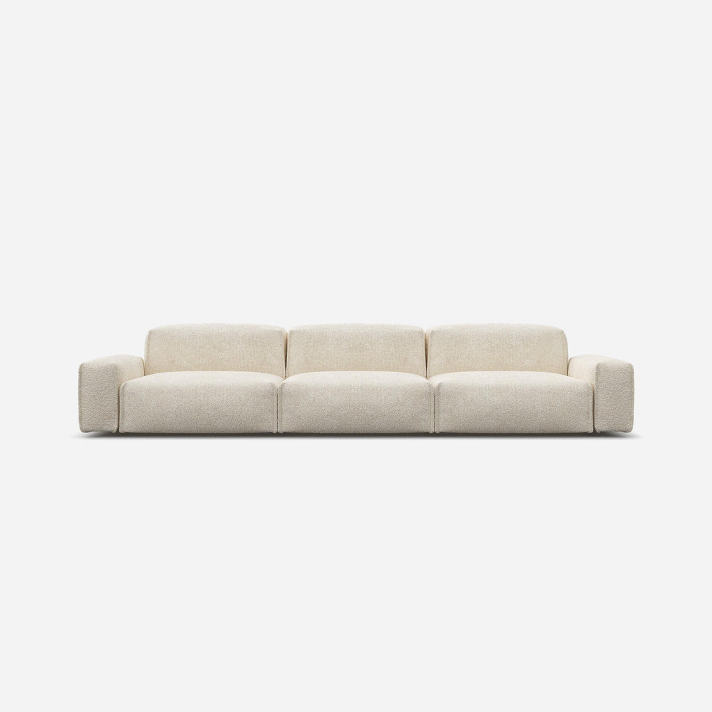 Float 5 Seater Sofa Ecru Boucle Trim