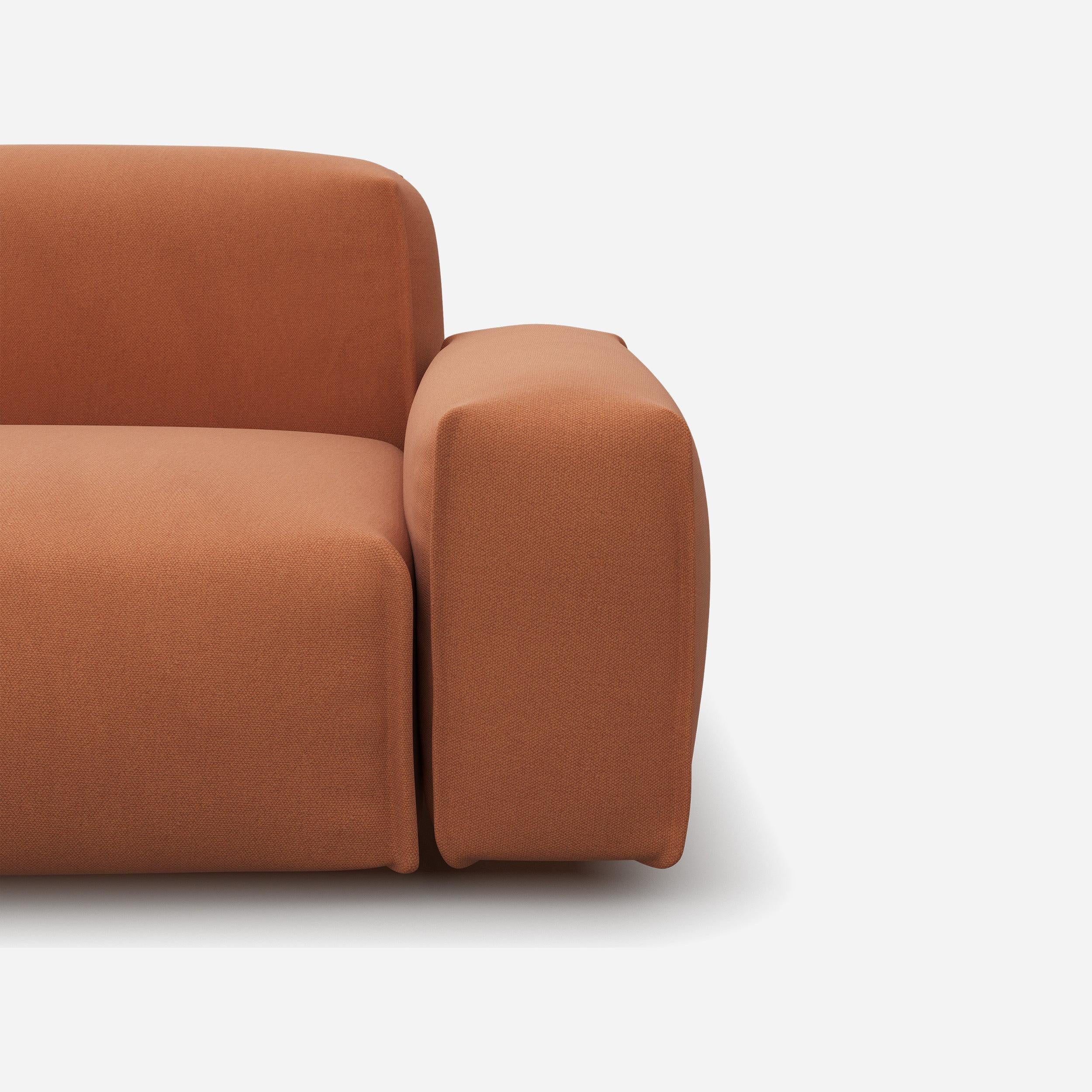 Float 5 Seater Sofa | Henna Cotton