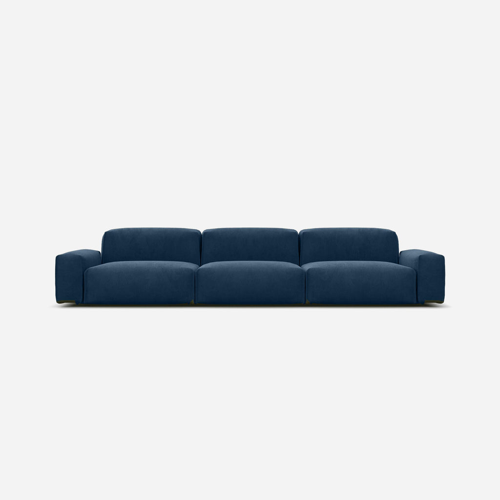 Float 5 Seater Sofa Midnight Velvet Trim