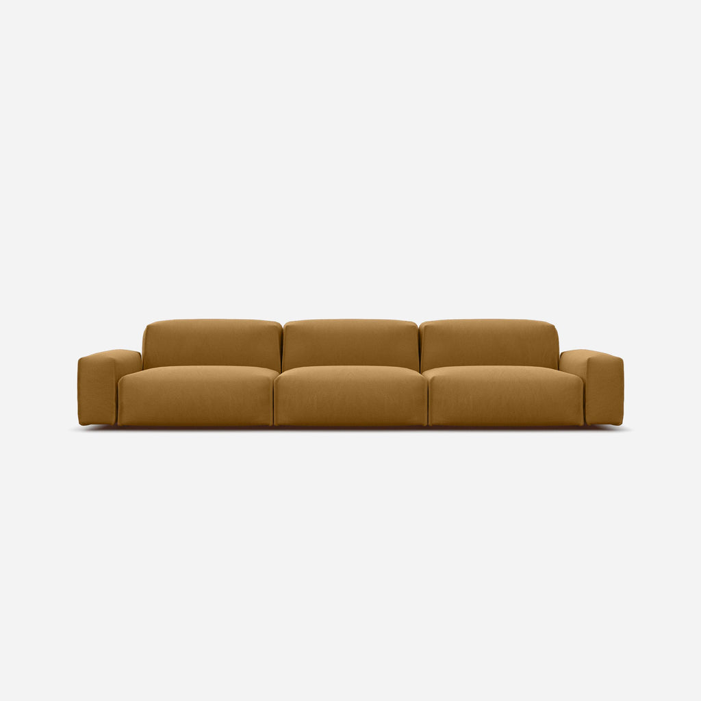 Float 5 Seater Sofa Cotton Natural Trim
