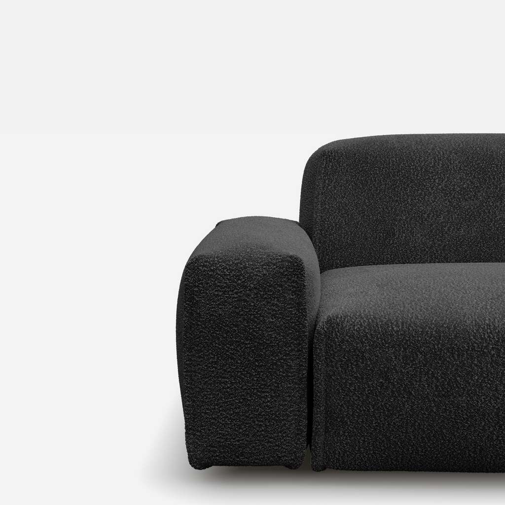 Float Boucle Jacket Trim 1.5 Seater Sofa Set