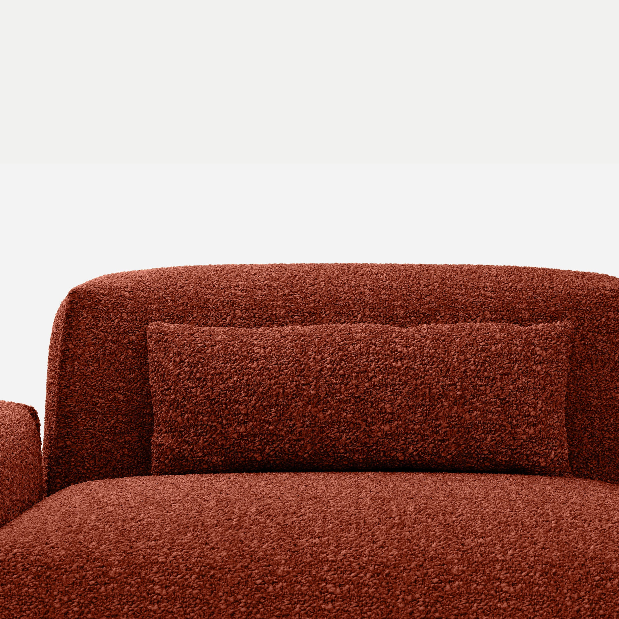 Lumber Cushions | Brick Boucle