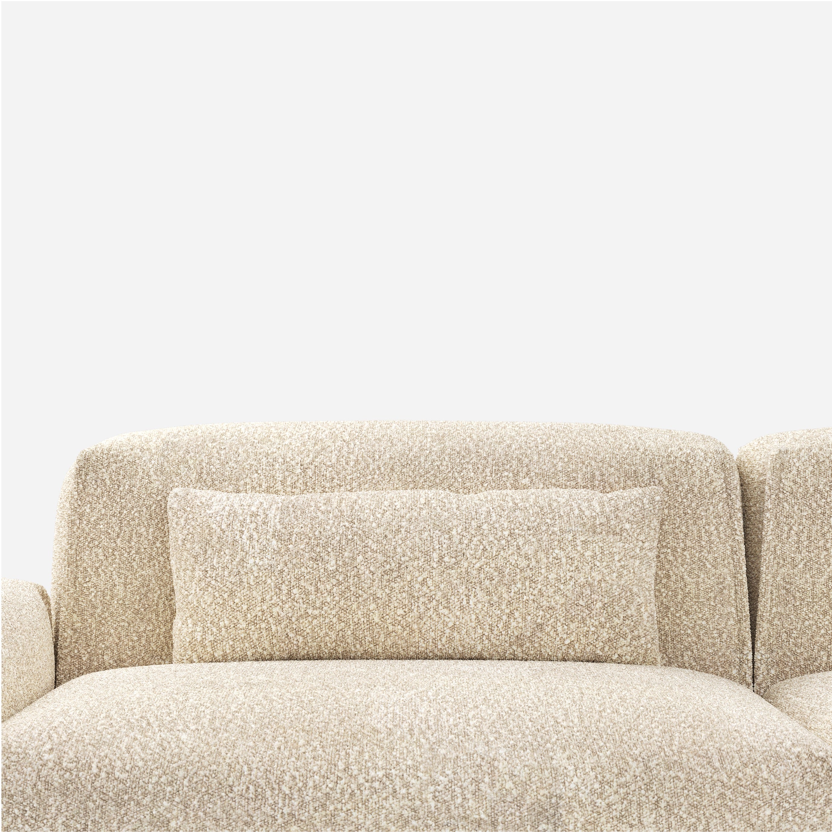Lumber Cushions | Cream Fleece