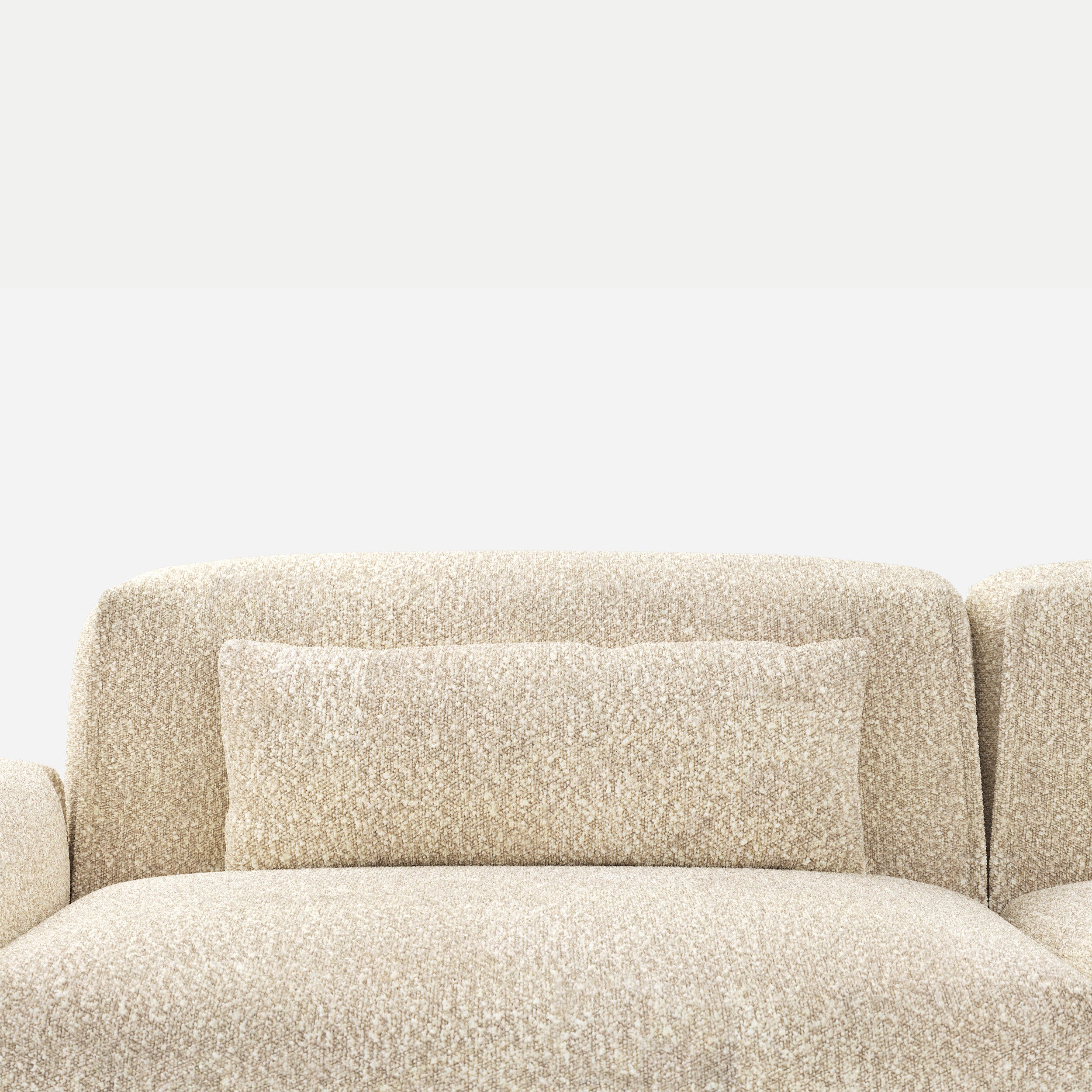 Lumber Cushions | Ecru Boucle