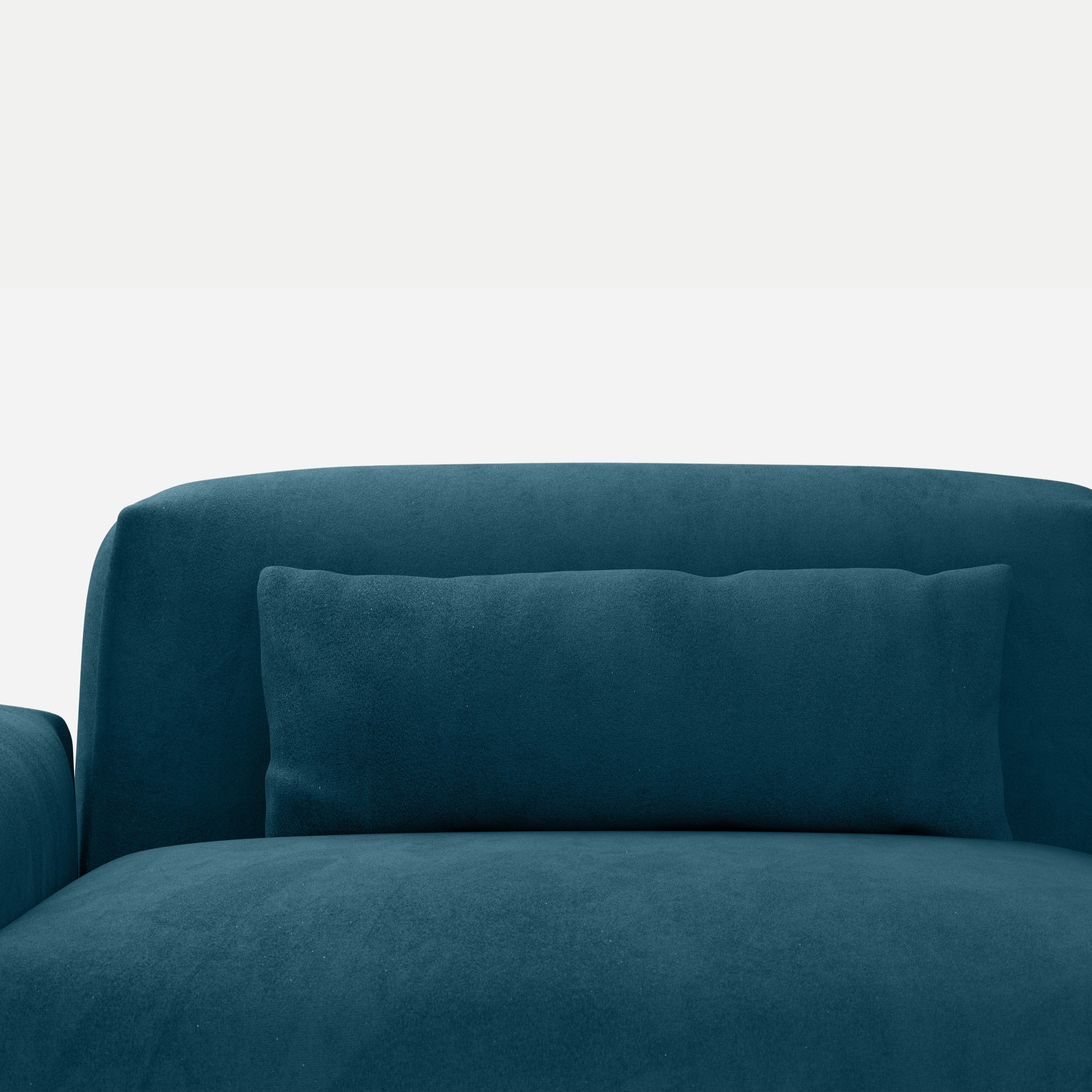 Lumber Cushions | Teal Velvet