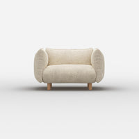 @ Ecru Boucle | Natural Trim