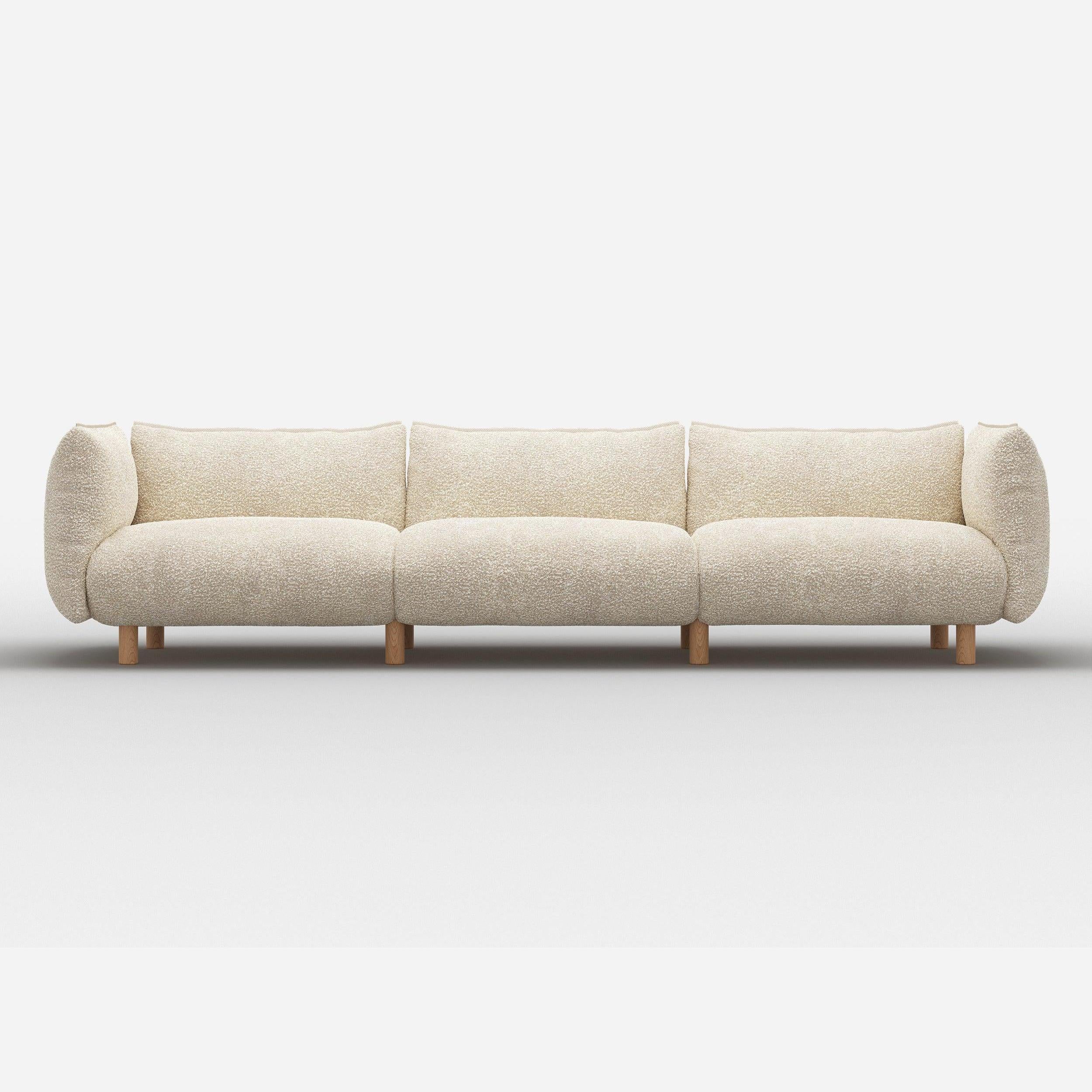@ Ecru Boucle | Natural Trim