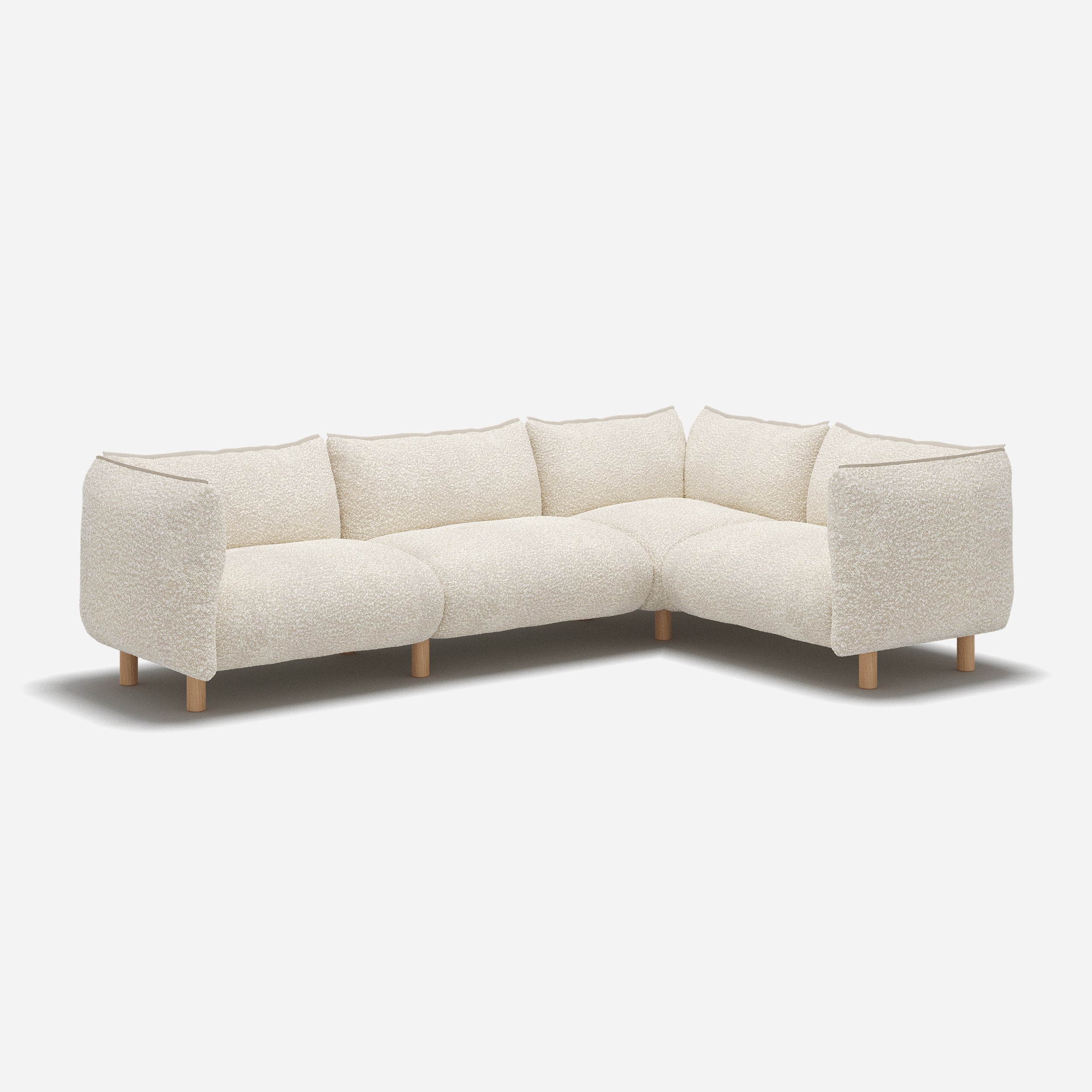 @ Ecru Boucle | Natural Trim