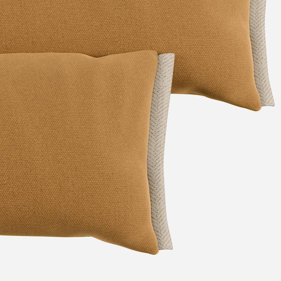 Side Cushions | Cotton Ochre - Cozmo