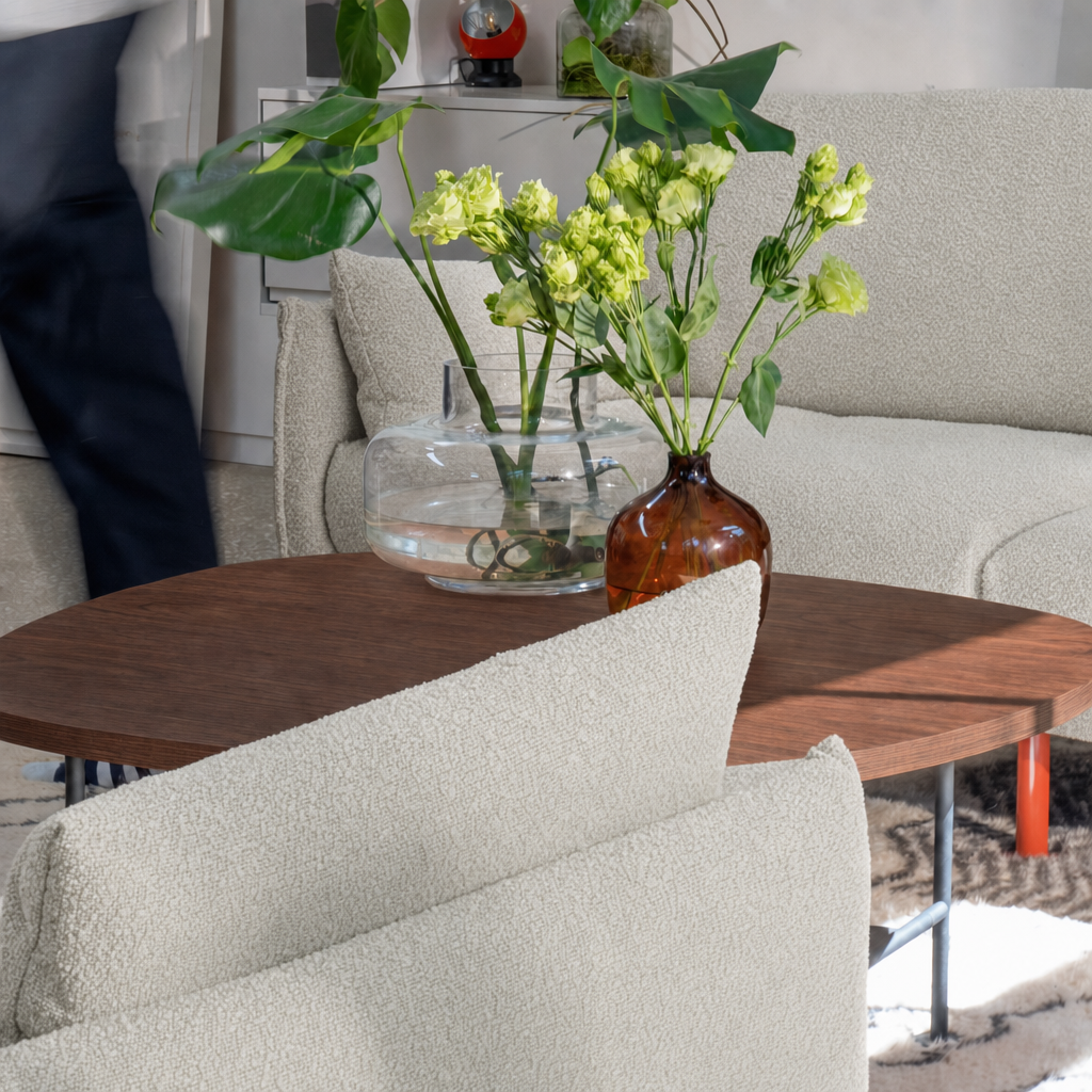 Cozmo Sofas - Squarish Coffee Table - Walnut