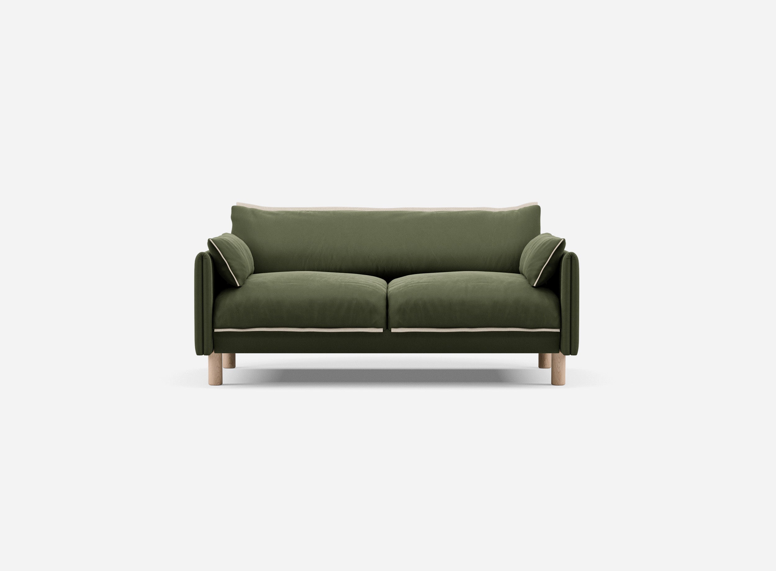 2 Seater Sofa | Dark Green Velvet