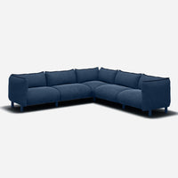 @ Midnight Blue Velvet | Blue Trim