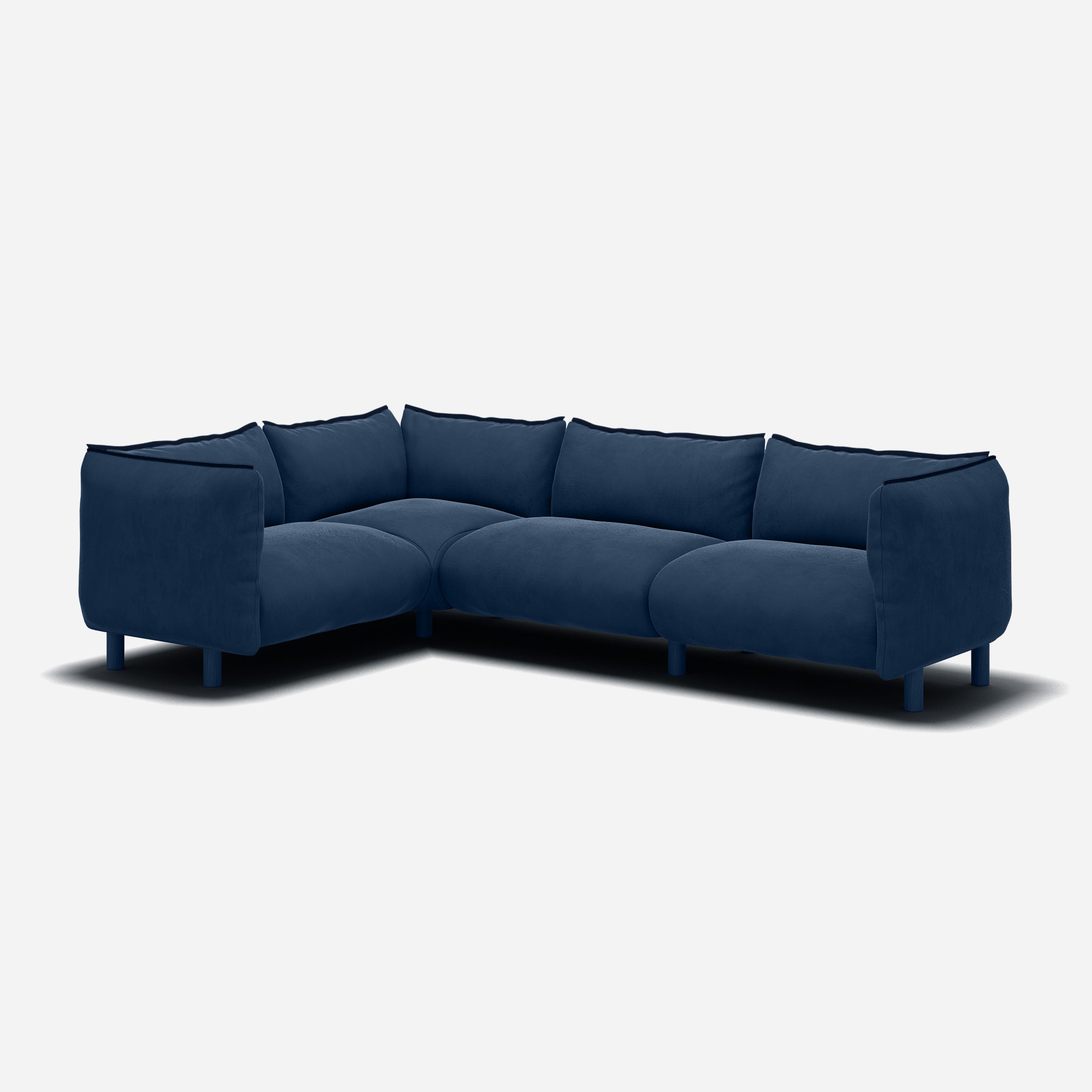 @ Midnight Blue Velvet | Blue Trim