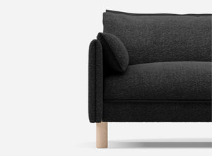 Side Cushion | Boucle Black