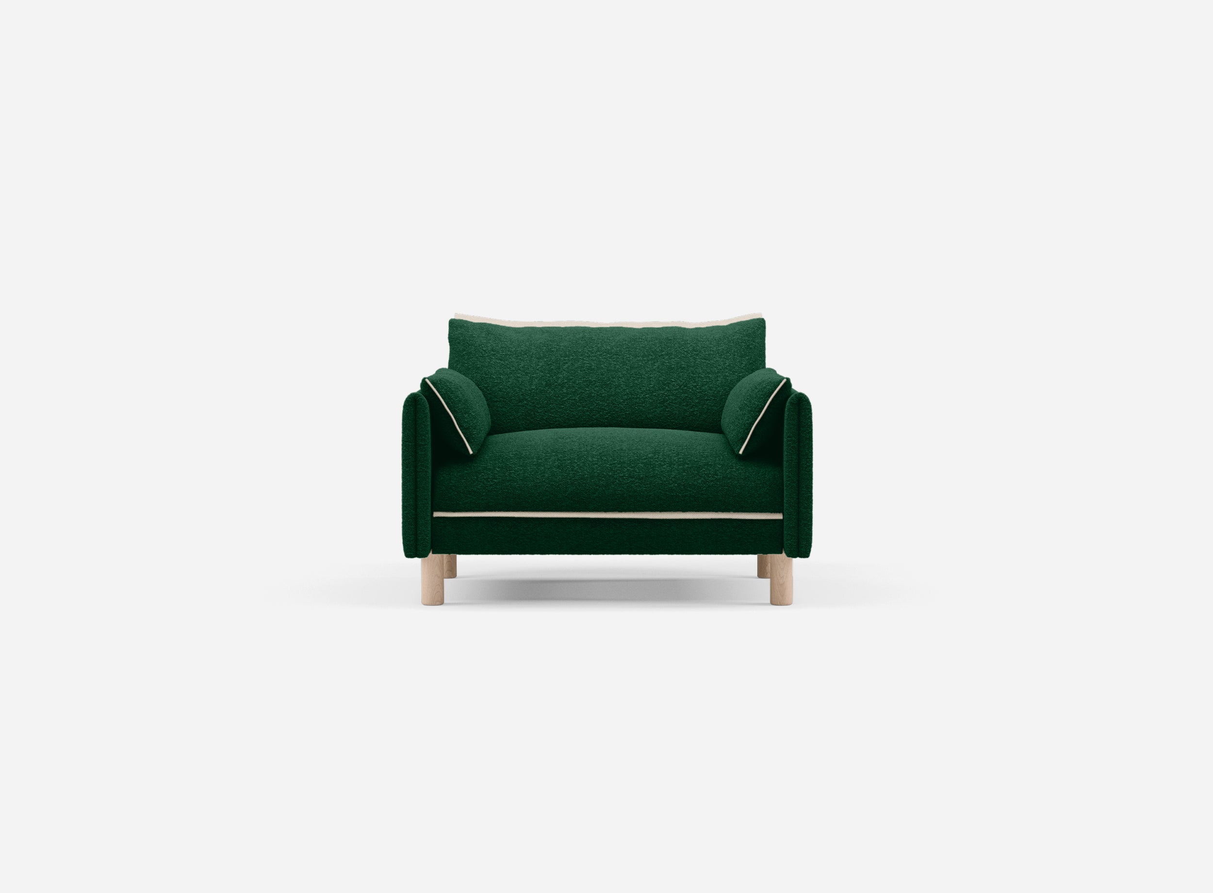 1.5 Seater Sofa | Green Boucle