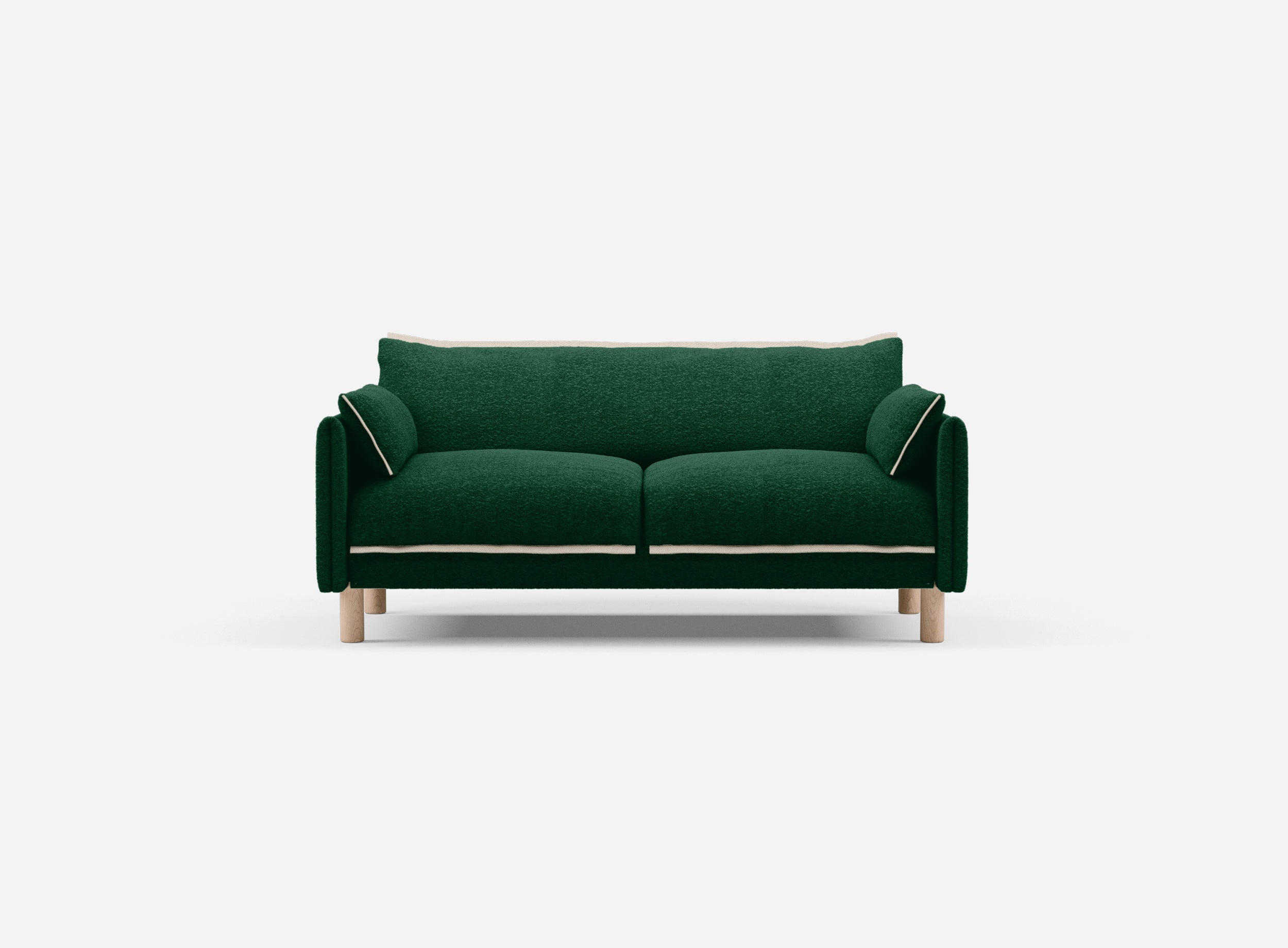 2 Seater Sofa | Green Boucle