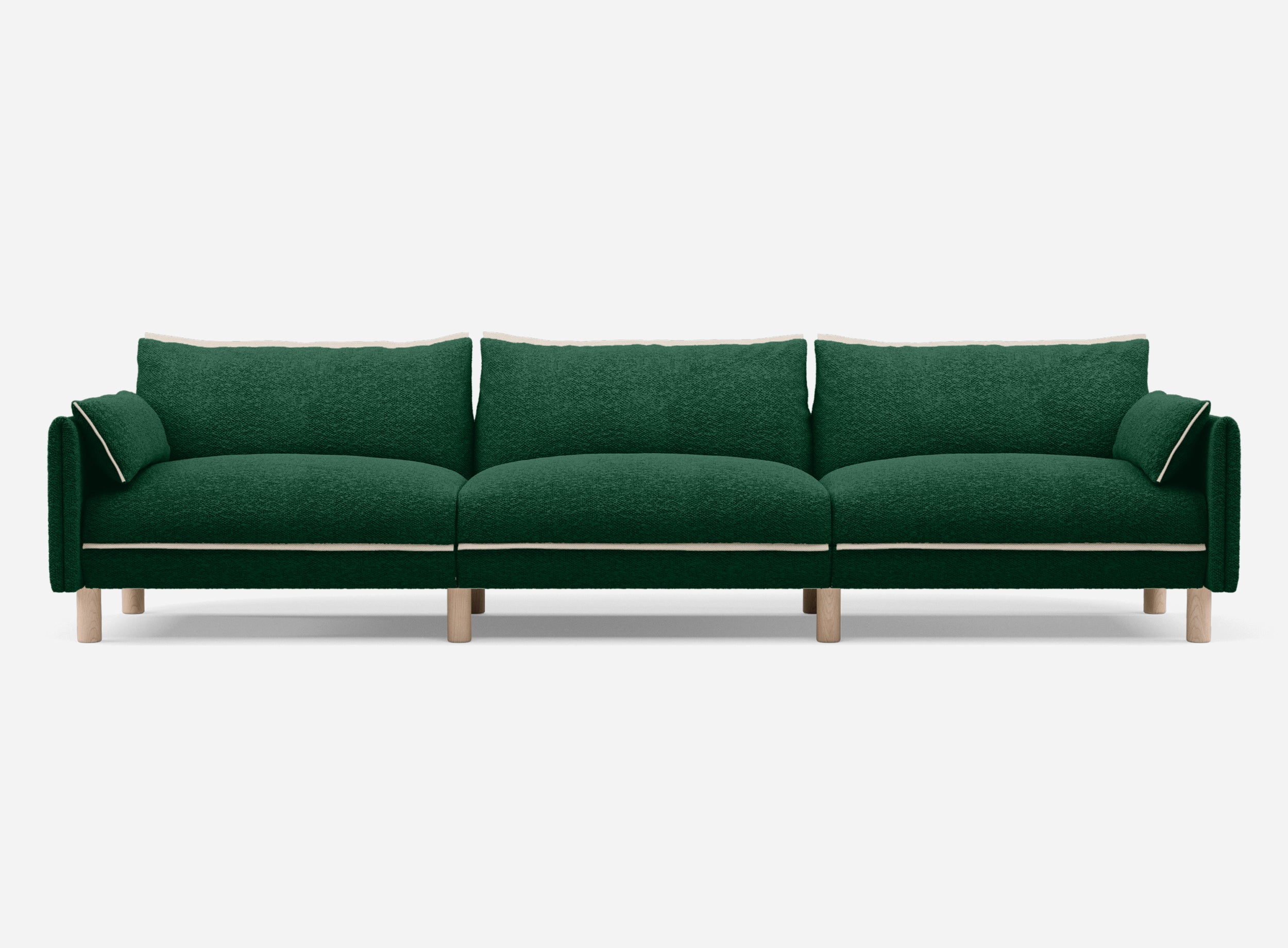 5 Seater Sofa | Green Boucle