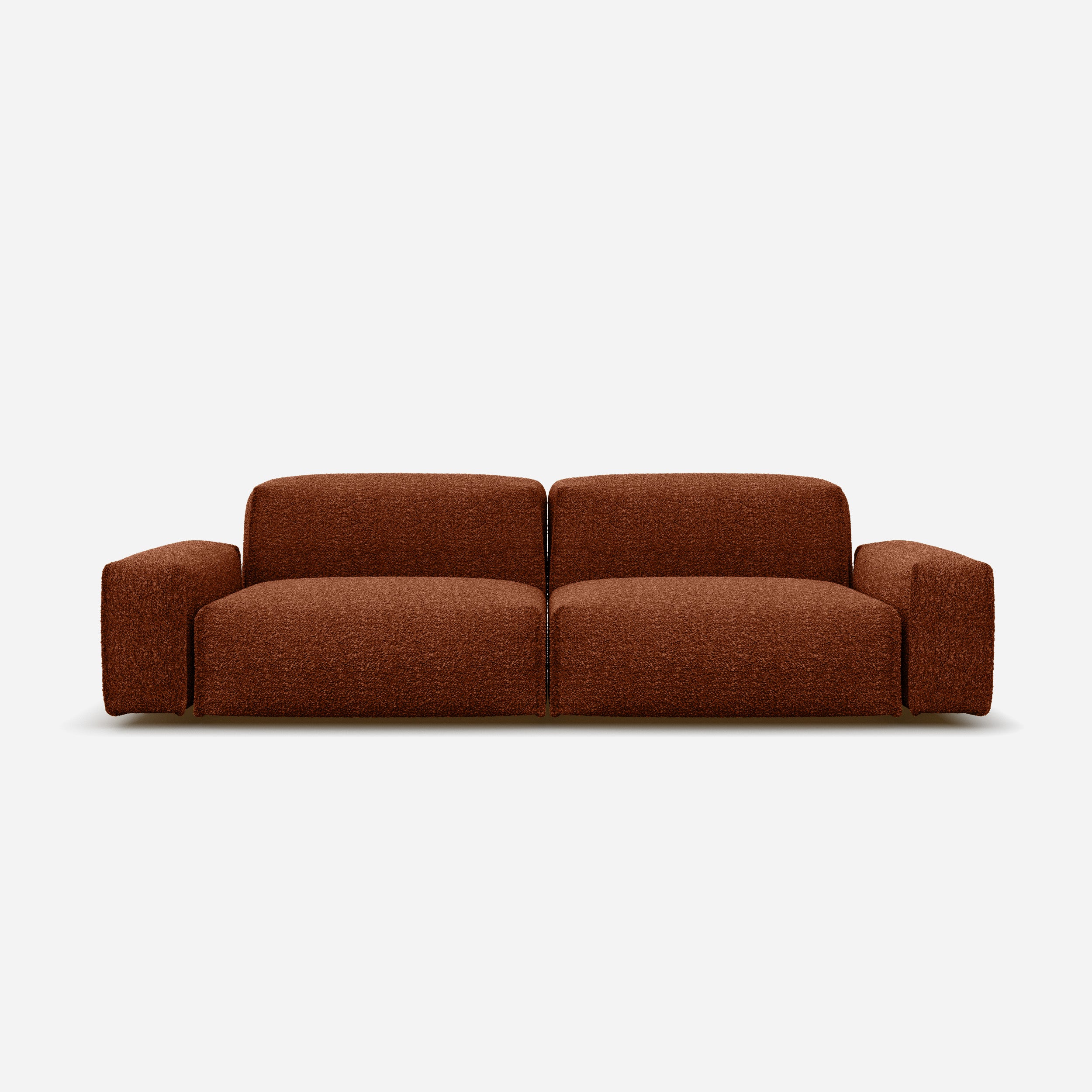Float 3 Seater Sofa | Brick Boucle II