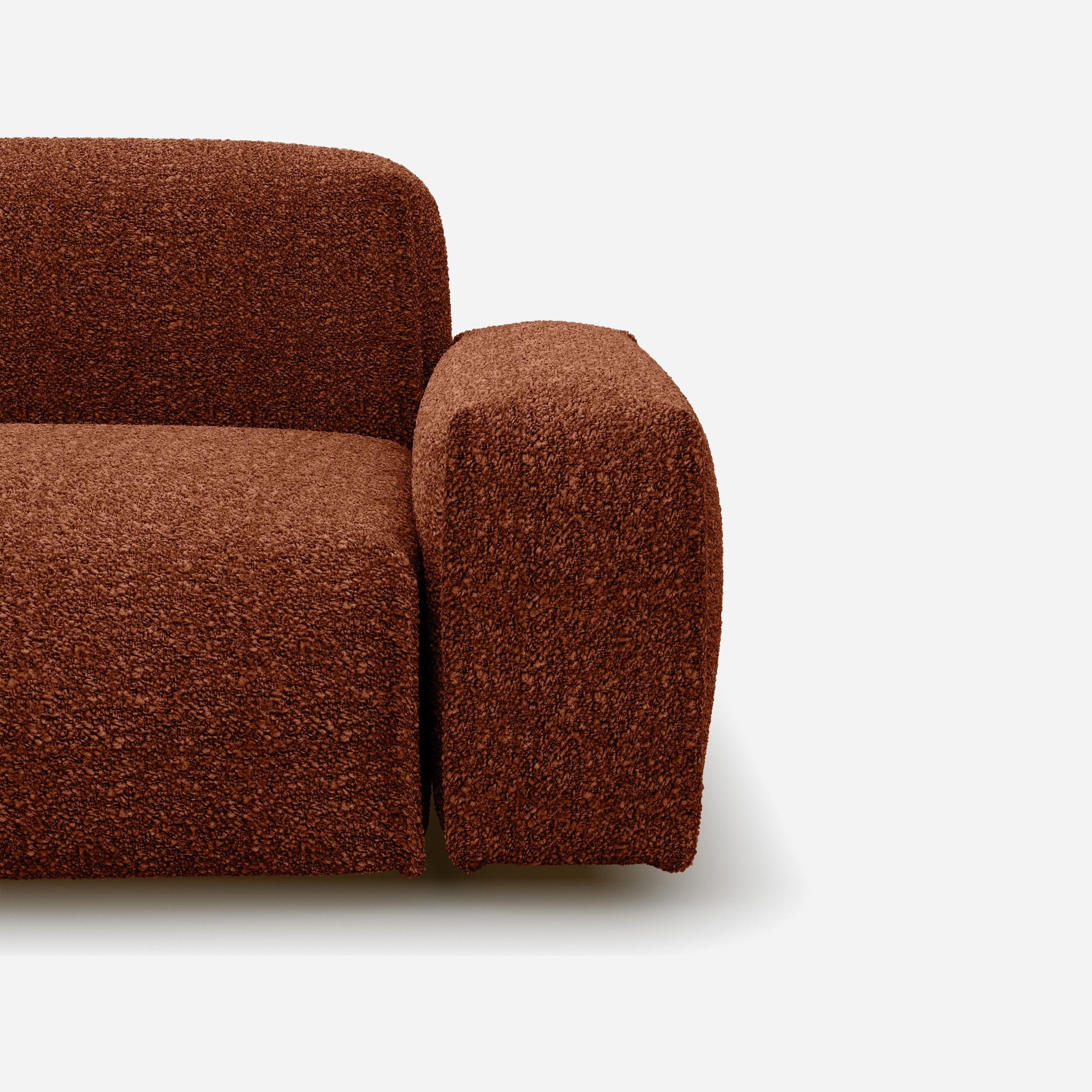 Float 3 Seater Sofa | Brick Boucle II