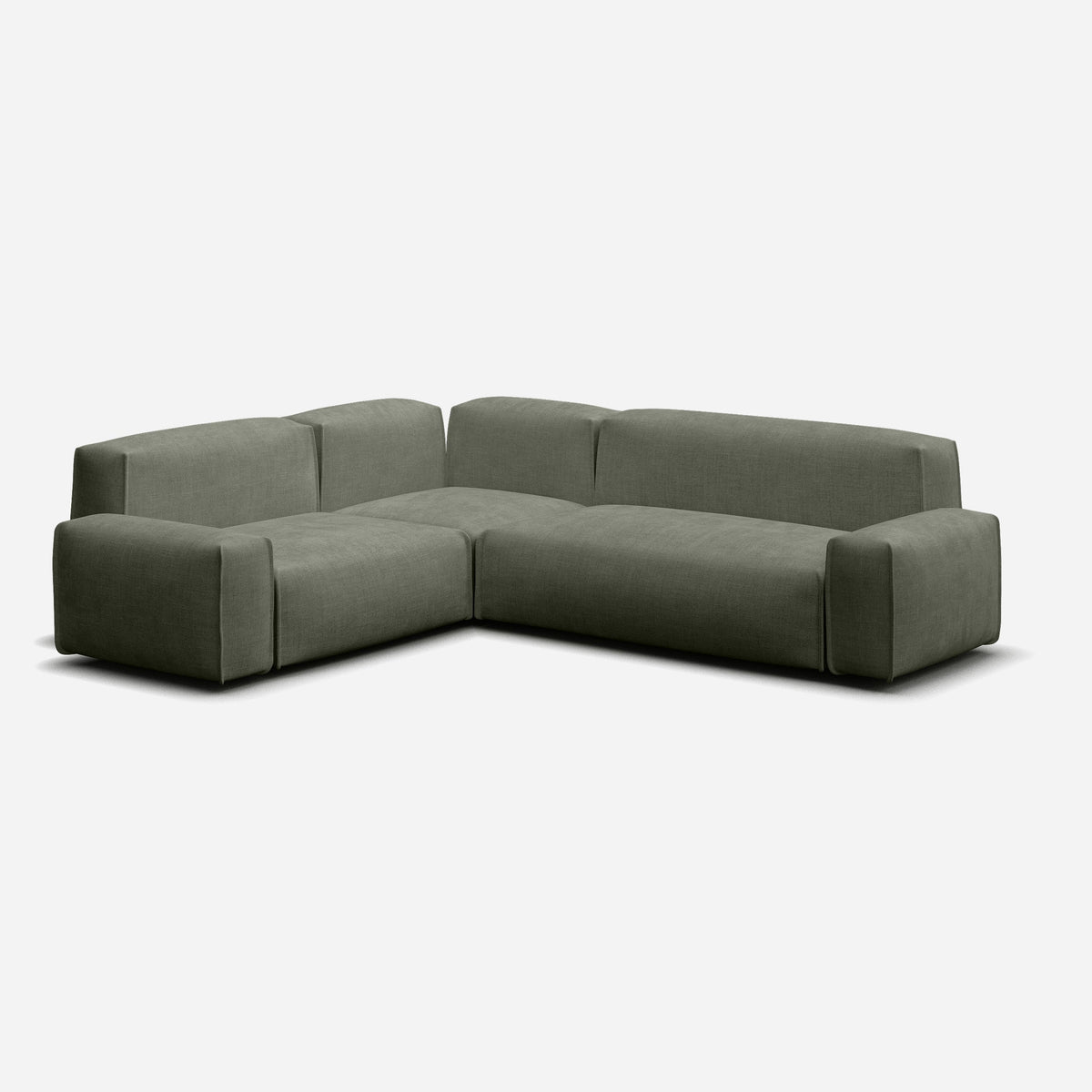 Float Medium LH Facing Corner Sofa | Meadow Cotton
